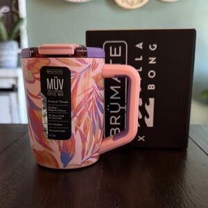 BruMate 15oz Muv Limited Edition print Tropical Wave. New! BILLIBONG COLLAB!